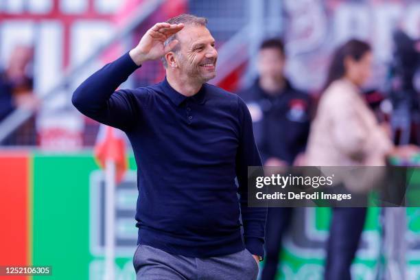 Head coach Maurice Steijn of Sparta Rotterdam looks on prior to the Dutch Eredivisie match between FC Twente and Sparta Rotterdam at De Grolsch Veste...