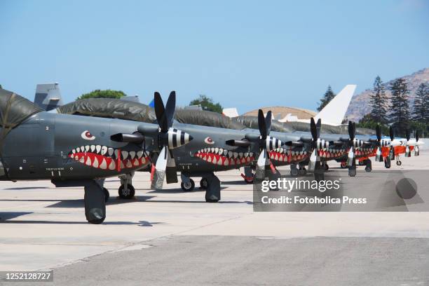 Woongbi aircraft shown at the 2023 Peruvian Air Force Festival. The Aeronautical Festival is held at Las Palmas air base in Commemoration of the...