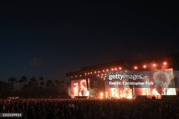 Dominic Fike performs onstage at the 2023 Coachella Valley Music & Arts Festival on April 23, 2023 in Indio, California.