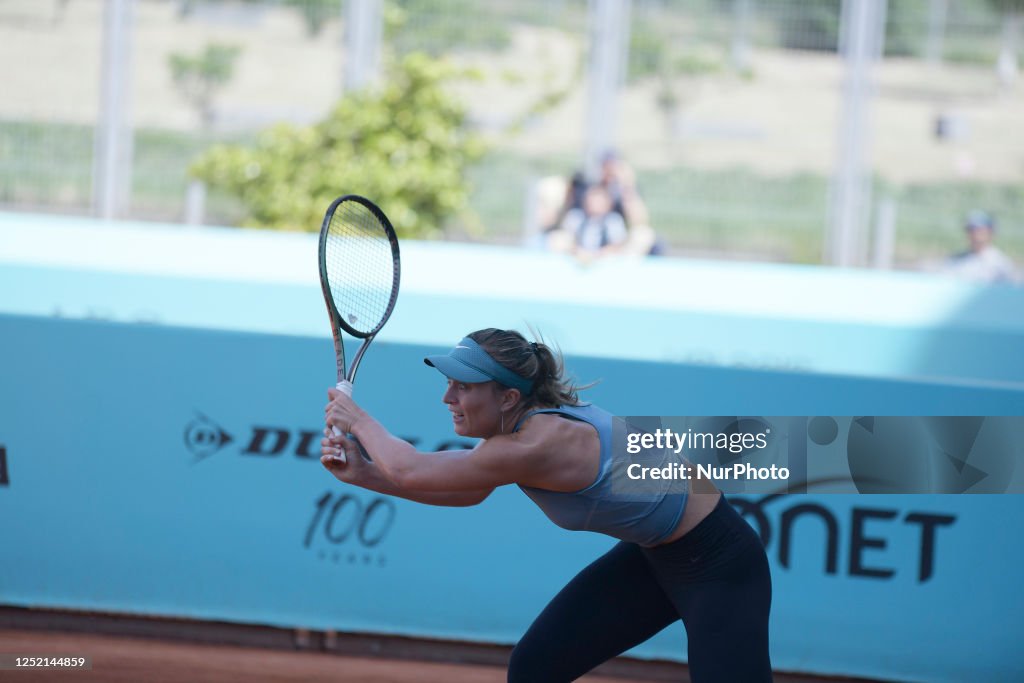 Paula Badosa during the training at the Mutua Madrid Open 2023 tennis