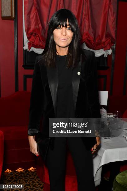 Claudia Winkleman attends Centrepoint's Annual Ultimate Pub Quiz at The Twenty Two on April 24, 2023 in London, England.