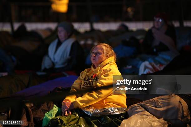 Australians and New Zealanders attend the ANZAC Dawn service at Anzac Cove in commemoration of the 108th anniversary of Canakkale Land Battles on...