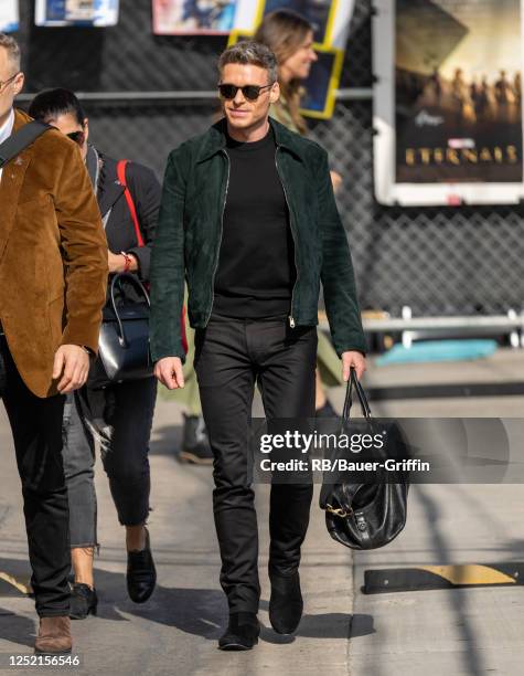 Richard Madden is seen at "Jimmy Kimmel Live" on April 24, 2023 in Los Angeles, California.