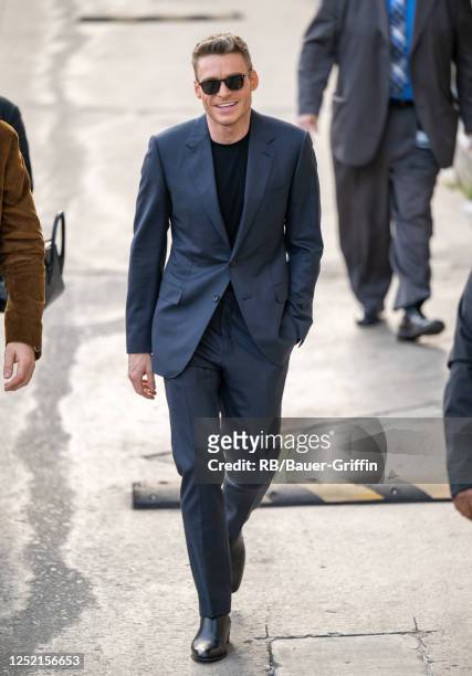 Richard Madden is seen at "Jimmy Kimmel Live" on April 24, 2023 in Los Angeles, California.