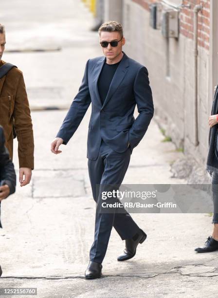 Richard Madden is seen at "Jimmy Kimmel Live" on April 24, 2023 in Los Angeles, California.