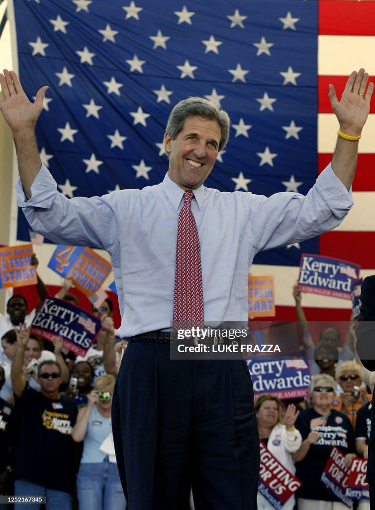 Democratic presidential candidate John Kerry is introduced at a... News