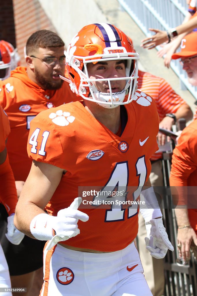 Clemson Tigers safety Caleb Nix during the Clemson Tigers Orange and