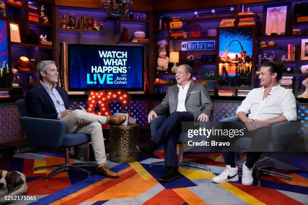 Episode 20074 -- Pictured: Andy Cohen, Capt. Glenn Shephard, Gary King --