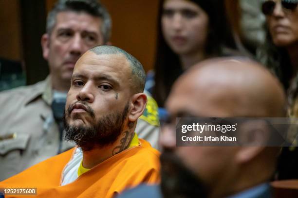 Kareem Ernesto Leiva, defendant in Anthony Avalos murder case, sentenced to life without the possibility of parole at Dept. 108, Clara Shortridge...