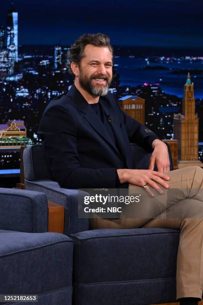 Episode 1839 -- Pictured: Actor Joshua Jackson during an interview on Tuesday, April 25, 2023 --