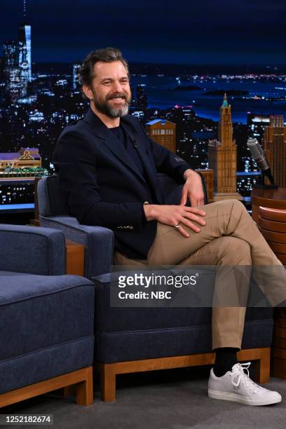 Episode 1839 -- Pictured: Actor Joshua Jackson during an interview on Tuesday, April 25, 2023 --