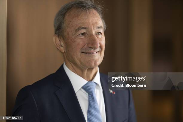 Bernard Charles, chief executive officer of Dassault Systemes SE, following a Bloomberg Television interview in London, UK, on Wednesday, April 26,...