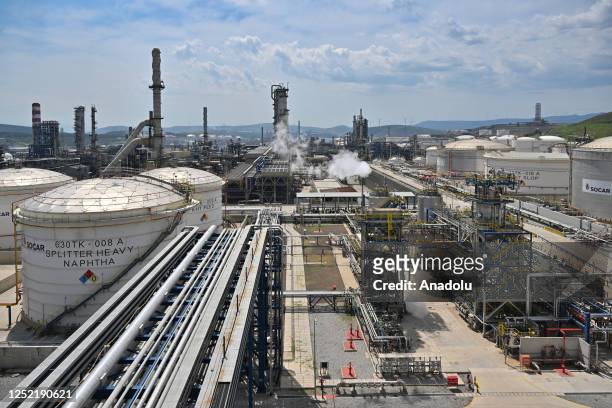 General view from the SOCAR's Star Refinery in Izmir, Turkiye on April 25, 2023. As the only refinery company in Turkiye with a...
