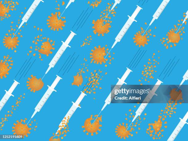 winning the war - spreading germs stock illustrations