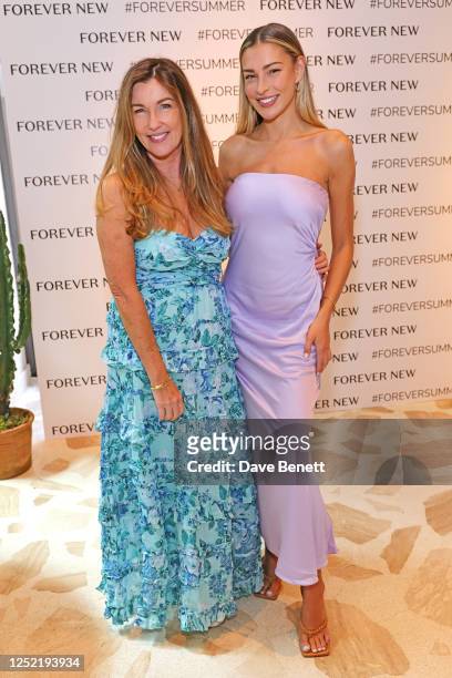 Forever New Managing Director Carolyn Mackenzie and Zara McDermott attend a VIP lunch celebrating the Forever New London flagship store launch in...