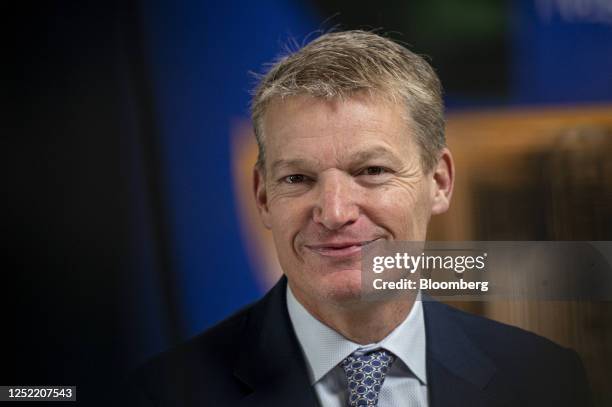 Kevin Mandia, chief executive officer of Mandiant Inc., during a Bloomberg Technology television interview at the RSA Conference in San Francisco,...