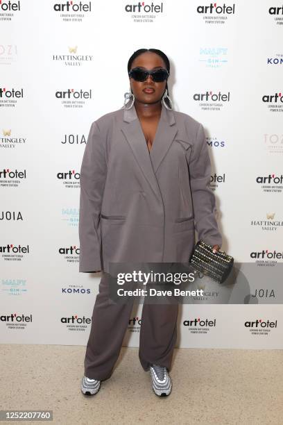 London Ray Ray BLK arrives at the art'otel London Battersea Power Station launch ...