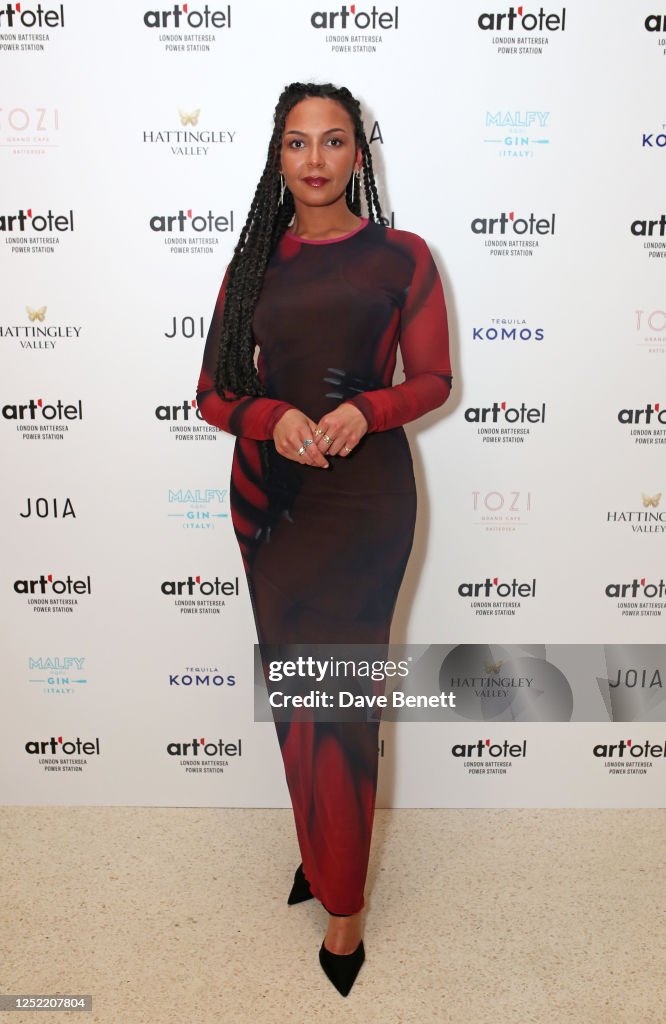 Lois Chimimba arrives at the art'otel London Battersea Power Station