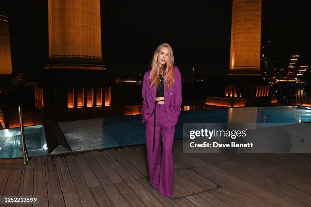 Mary Charteris attends the art'otel London Battersea Power Station launch event on April 26, 2023 in London, England.