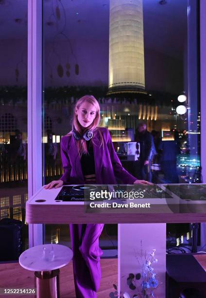 Mary Charteris attends the art'otel London Battersea Power Station launch event on April 26, 2023 in London, England.
