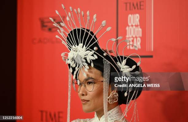 Actress Ali Wong arrives for the Time 100 Gala, celebrating the 100 most influential people in the world, at Lincoln Center's Frederick P. Rose Hall...