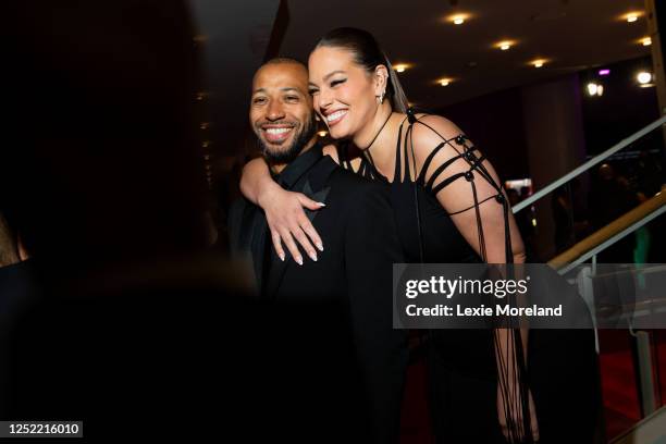 Justin Ervin and Ashley Graham at the TIME100 Gala held at Frederick P. Rose Hall on April 26, 2023 in New York City.