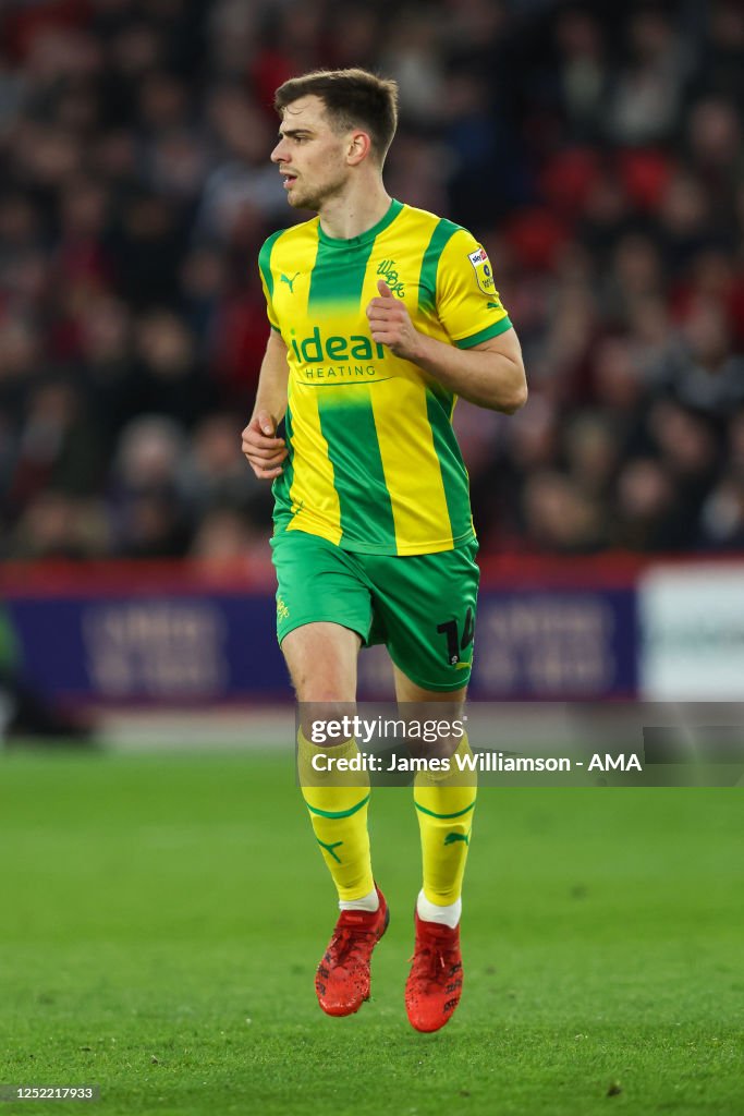 Jayson Molumby of West Bromwich Albion during the Sky Bet... News Photo