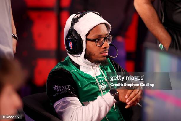 Of Celtics Crossover Gaming looks on during the 2023 NBA 2K League Switch Open 3v3 Tournament on April 26, 2023 at District E Gaming in Washington,...