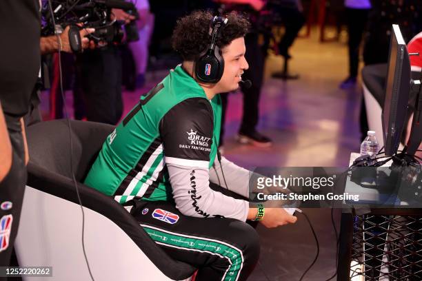 Chrizzy of Celtics Crossover Gaming plays during the 2023 NBA 2K League Switch Open 3v3 Tournament on April 26, 2023 at District E Gaming in...