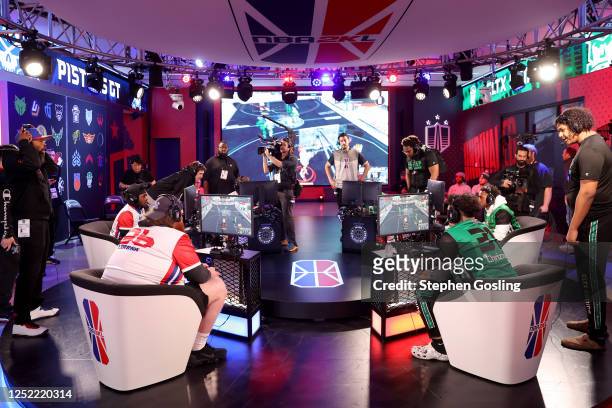 An overall view during the 2023 NBA 2K League Switch Open 3v3 Tournament on April 26, 2023 at District E Gaming in Washington, DC. NOTE TO USER: User...