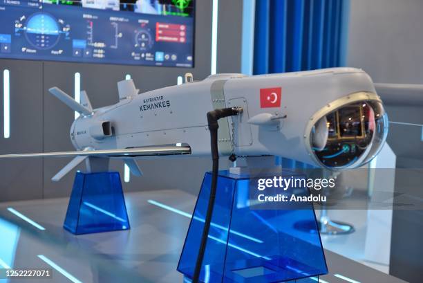 Bayraktar Kemankes, the mini smart cruise missile developed by Baykar, is introduced for the first time during Turkiyeâs largest technology and...