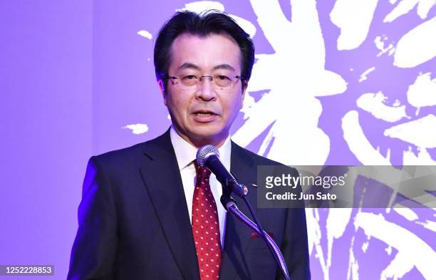 Shiro Nakamura, President and Chief Executive Officer of The Asahi Shimbun Company attends the Berggruen Prize For Philosophy and Culture...