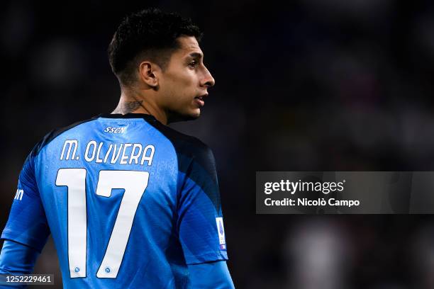 Mathias Olivera of SSC Napoli looks on during the Serie A football match between Juventus FC and SSC Napoli. SSC Napoli won 1-0 over Juventus FC.