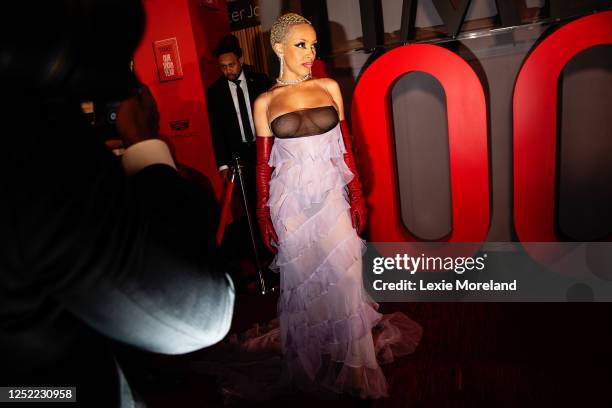Doja Cat at the TIME100 Gala held at Frederick P. Rose Hall on April 26, 2023 in New York City. At the TIME100 Gala held at Frederick P. Rose Hall on...