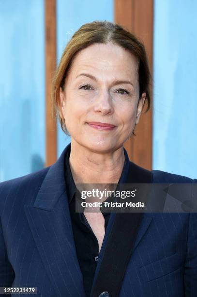 Claudia Michelsen during the Ziegler Film 50th anniversary celebration at Tipi at am Kanzleramt on April 27, 2023 in Berlin, Germany.