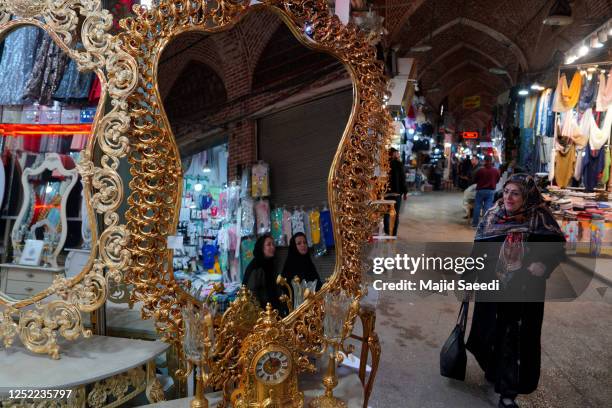 The historical market of Ardabil city, selected as Economic Cooperation Organization ’s tourism capital for 2023, on April 27 in Ardabil, Iran.