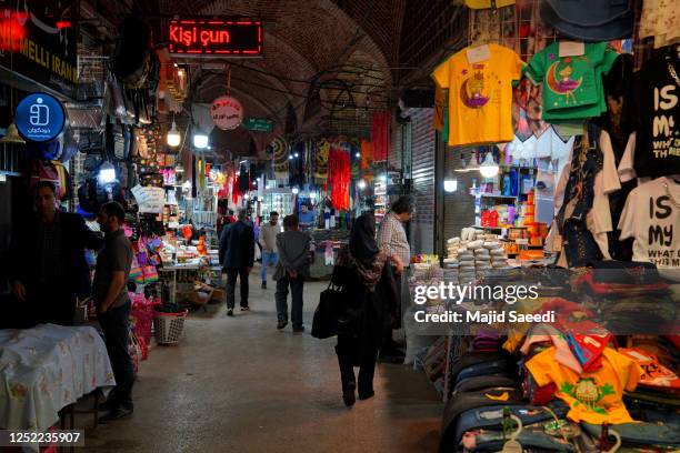 The historical market of Ardabil city, selected as Economic Cooperation Organization ’s tourism capital for 2023, on April 27 in Ardabil, Iran.