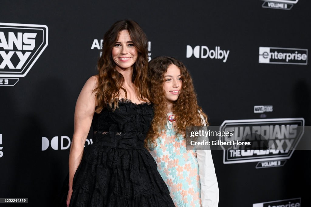 Linda Cardellini and Lilah-Rose Rodriguez at the premiere of... News ...