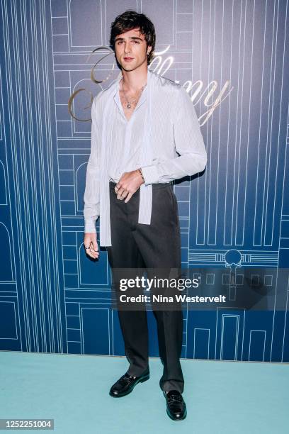 Jacob Elordi at the grand-reopening of the Landmark, Tiffany & Co.'s flagship store, held at Tiffany & Co. On April 27, 2023 in New York City.