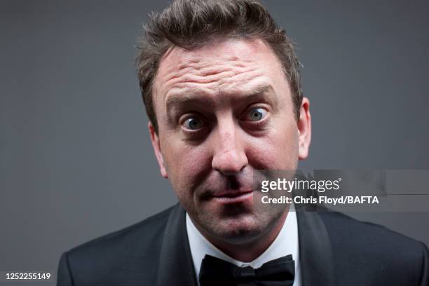 Comedian Lee Mack is photographed for BAFTA on May 18, 2014 in London, England.