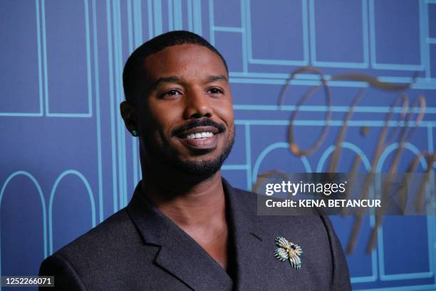 Actor Michael B. Jordan attends Tiffany & Co reopening of NYC Flagship store, The Landmark in New York City on April 27, 2023.