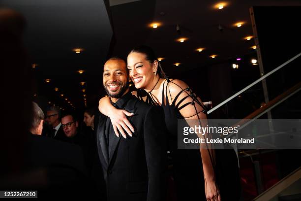 Justin Ervin and Ashley Graham at the TIME100 Gala held at Frederick P. Rose Hall on April 26, 2023 in New York City. At the TIME100 Gala held at...