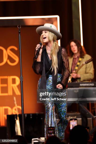 Lainey Wilson performs onstage at the Axios After Hours Presented By Live Nation at National Building Museum on April 28, 2023 in Washington, DC.