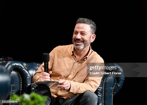 Jimmy Kimmel at the FYC event for "Welcome To Wrexham" held at the Television Academy on April 29, 2023 in Los Angeles, California.