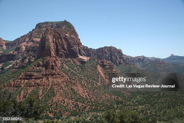 The Kolob Canyons area of Zion National Park in Utah.