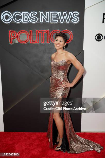 Jericka Duncan at the CBS News/POLITICO reception ahead of the White House Correspondents' Dinner at the Washington Hilton, on April 29, 2023.