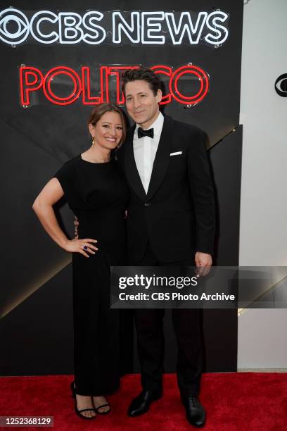 Katy Tur and Tony Dokoupil at the CBS News/POLITICO reception ahead of the White House Correspondents' Dinner at the Washington Hilton, on April 29,...