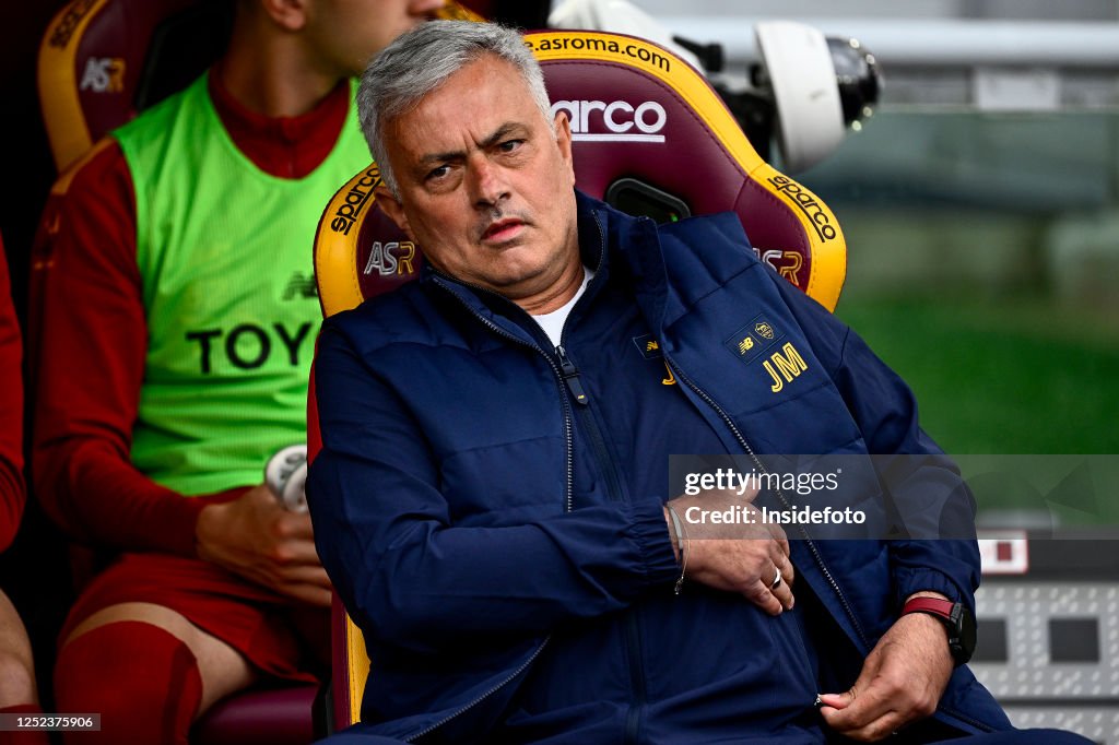 As Roma Coach Jose Mourinho coach of AS Roma during the Serie A football match ...
