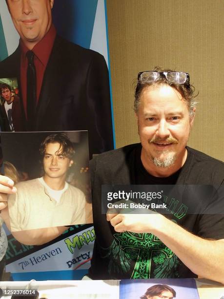 Jeremy London attends Chiller Theatre Expo Spring 2023 at Parsippany Hilton on April 28, 2023 in Parsippany, New Jersey.