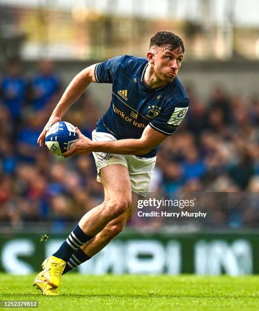 Dublin , Ireland - 29 April 2023; Hugo Keenan of Leinster during the Heineken Champions Cup Semi-Final match between Leinster and Toulouse at the...